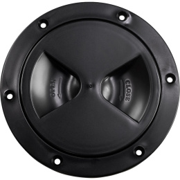 Смотровой лючок 102 мм (4") черный Osculati (20-204-20)